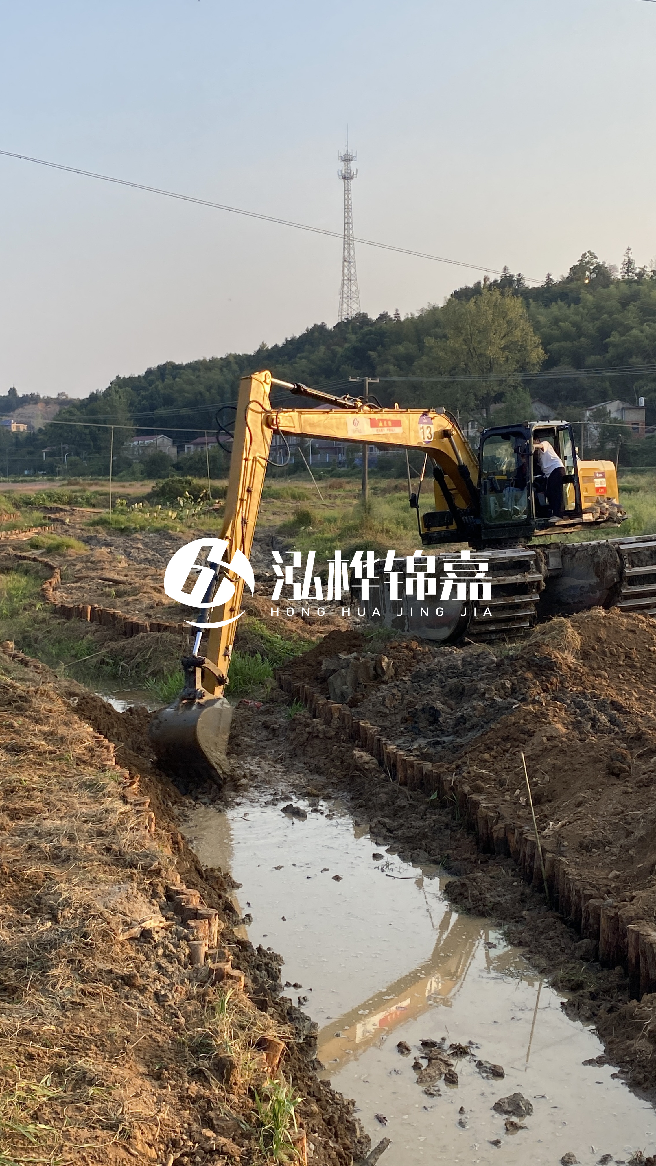 衢州挖機(jī)打木樁專業(yè)施工-河道護(hù)坡打樁的施工順序是什么？