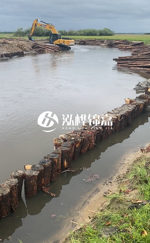 4米松木樁能用于圍堰工程嗎？4 米松木樁打樁深度要多少？