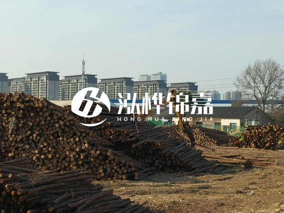 河南松木樁廠家泓樺錦嘉-松木樁直徑是小頭還是大頭？