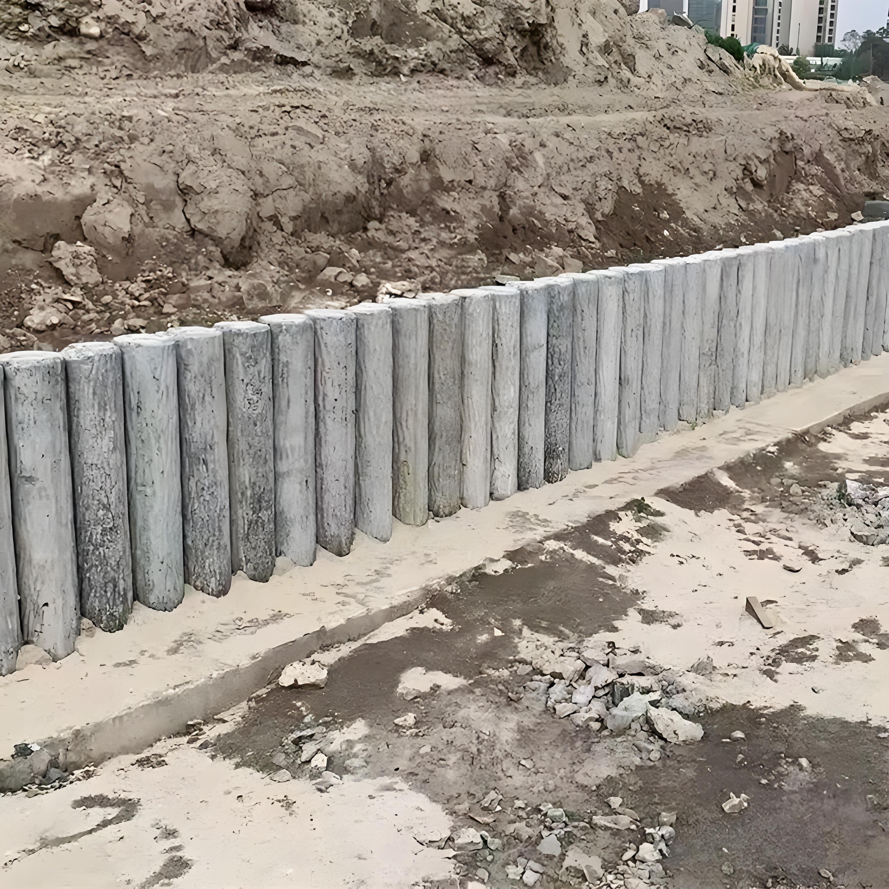 水泥樁批發(fā)廠家泓樺錦嘉 - 打水泥樁的樁間距最小可以是多少？?