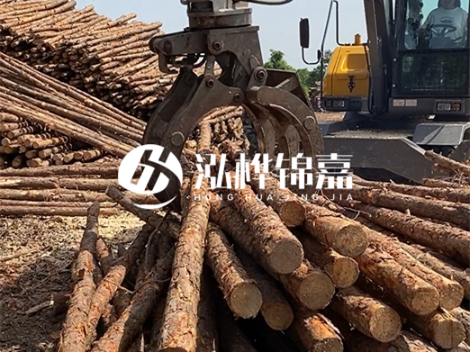 松木樁廠家泓樺錦嘉-打松木樁時遇到堅硬土層怎么解決？