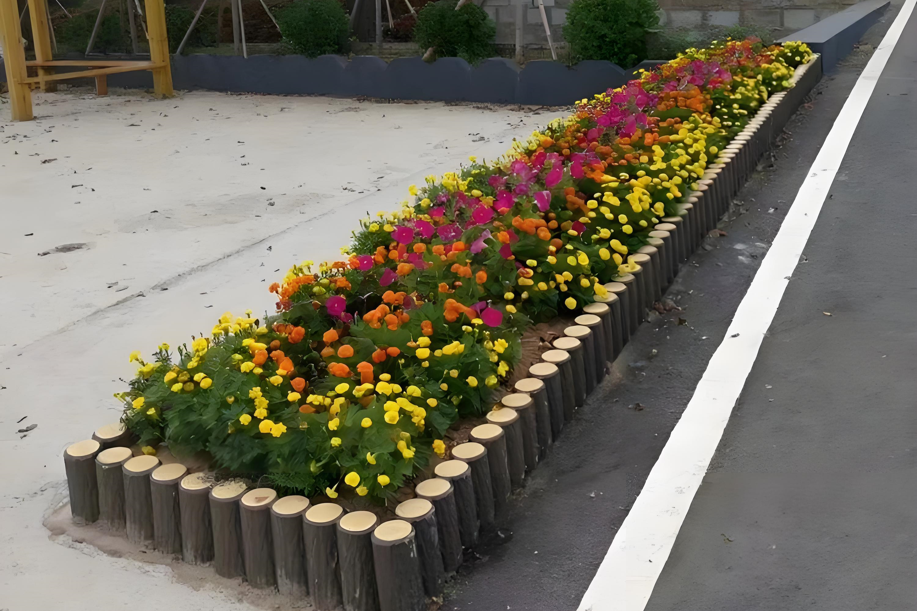 水泥仿木樁施工隊泓樺錦嘉 - 庭院打仿木樁選多大直徑合適？